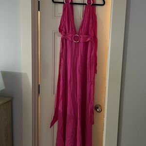 Elegant Pink Jumpsuit